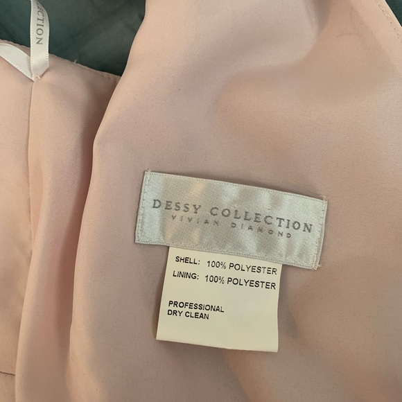 Vivian Diamond Dessy Collection Bridesmaid Dress. Size 12. - Picture 4 of 5
